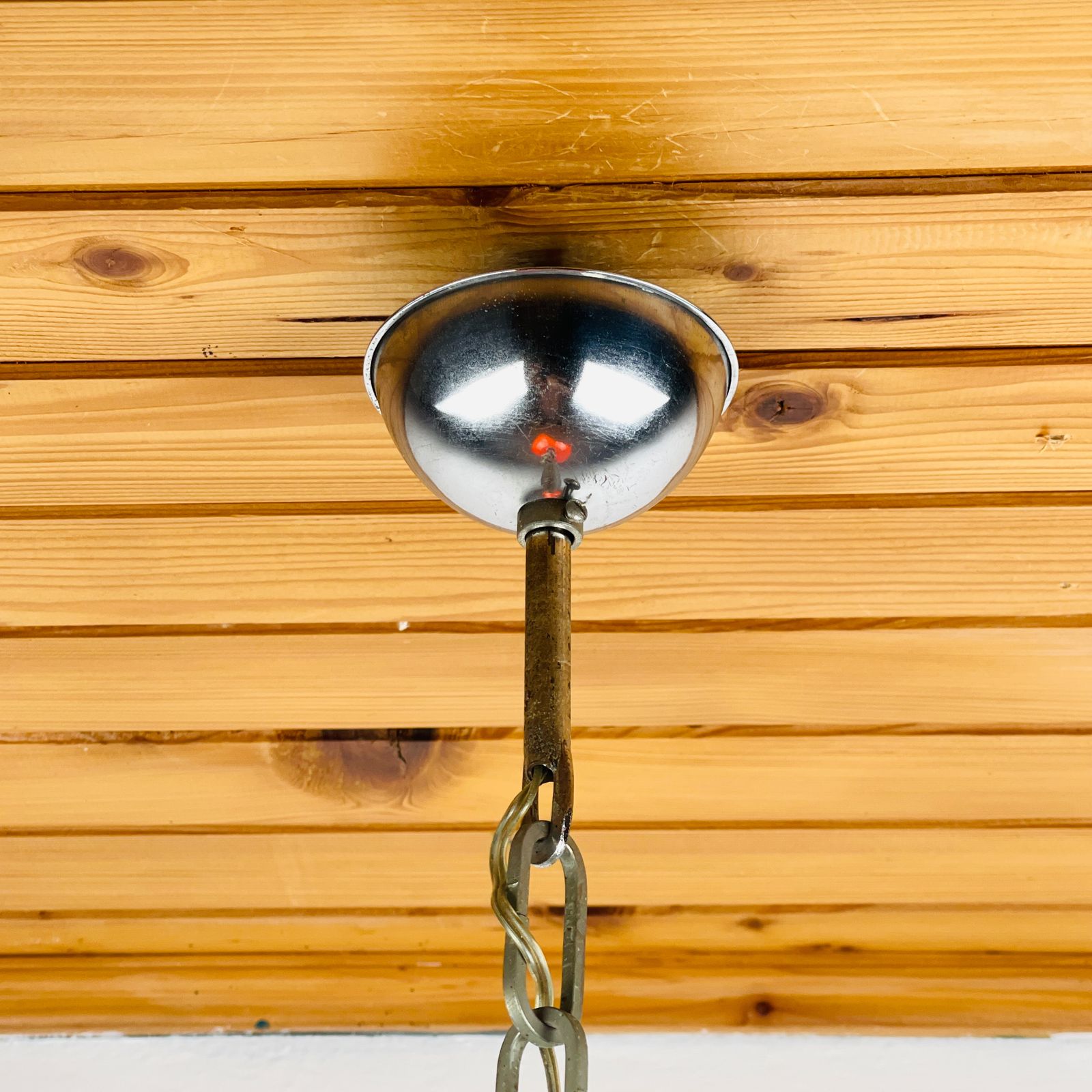 Carlo Nason Murano Pendant Lamp Eclisse, Italy 1960s photo Lighting