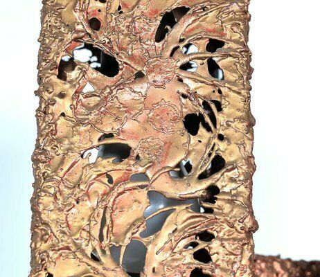 photo vinterior Vintage Copper Cascade Hanging Lamp By Aimo Tukianen, 1970s