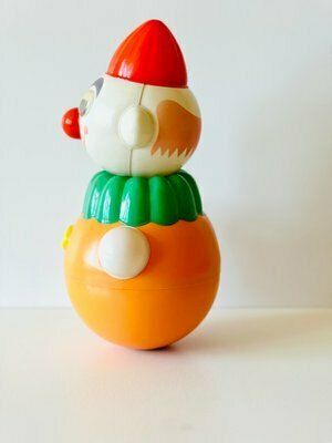 Roly Poly Clown Nevalyashka Tuimelaar Clown, Ca. Jaren 1960 photo vinterior
