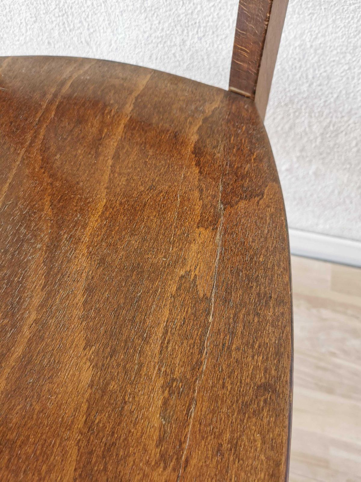 Vintage Wooden Dining Chair / Tyrolean Dine Chair By Javor Pivka 1970s / Farmhouse Country Sytle Bistro Bar Pub photo for sale