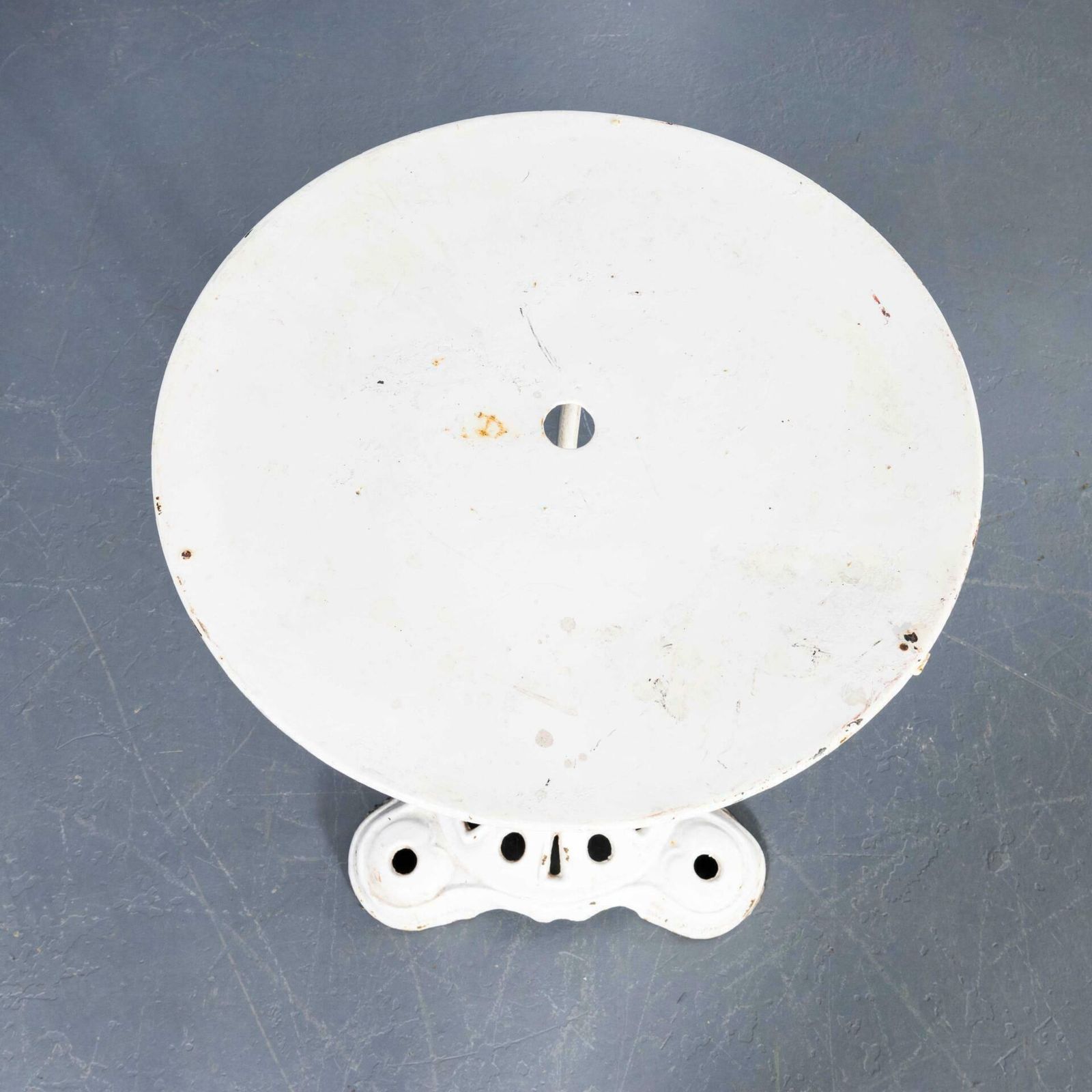 1950’s French Metal Tripod Base Outdoor Small Gueridon Table photo for sale