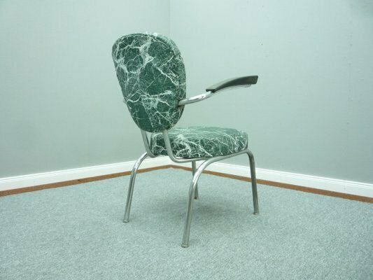 Mid Century Tubular Steel Armchair From Drabert, 1960s photo for sale