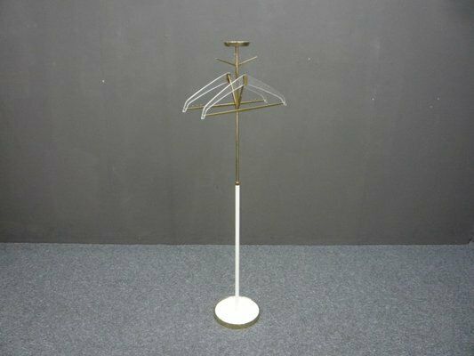 Coat Rack In Brass And Acrylic From Vereinigte Werkstätten Collection, 1950s