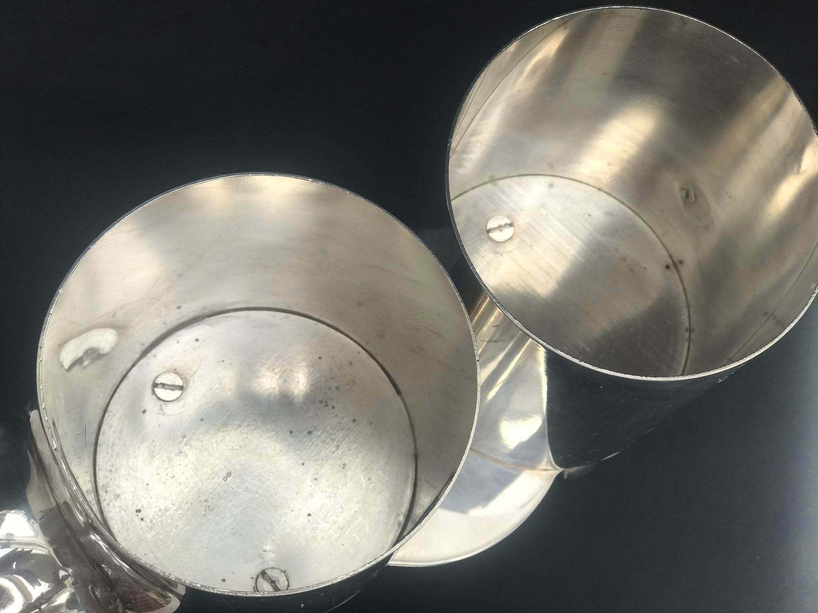 photo for sale Silver Plate Vintage Wine Bottle Holder Bulldog Shaped 1960s Spain Bar Cart Decor, Animal Lover Gift, Champagne Holder Ice Bucket Luxury