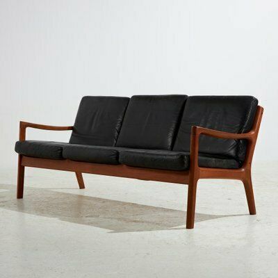 Senator Leather Sofa Set By Ole Wanscher For France & Søn, 1960s, Set Of 3 photo furniture