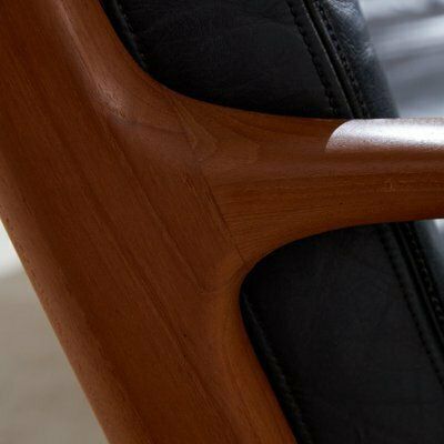 4546.0 Senator Leather Sofa Set By Ole Wanscher For France & Søn, 1960s, Set Of 3 photo