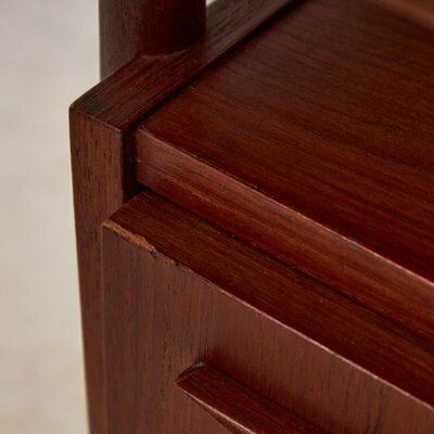 Teak Desk By Gunnar Nielsen Tibergaard, 1960s photo vintage