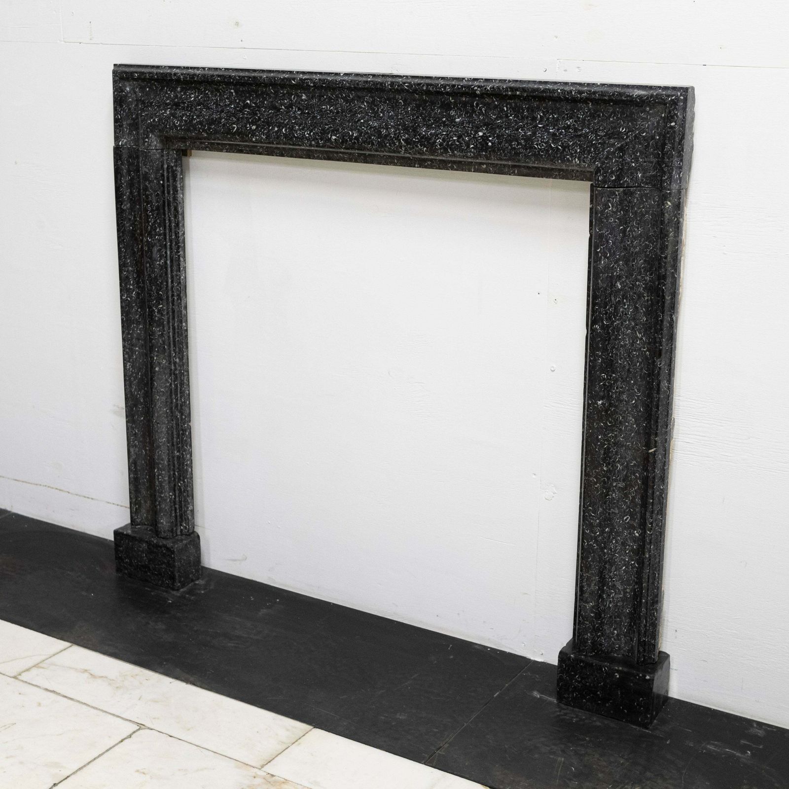 Splendid Antique 18th Century Kilkenny Marble Bolection Fireplace Surround photo vintage