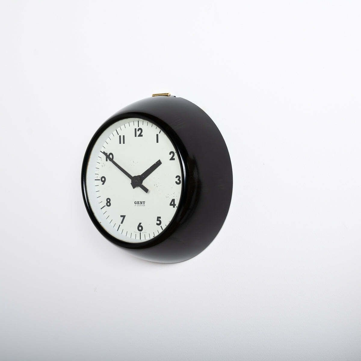 Rare Extra Small Vintage Bakelite Wall Clock By Gent Of Leicester photo Home Decor