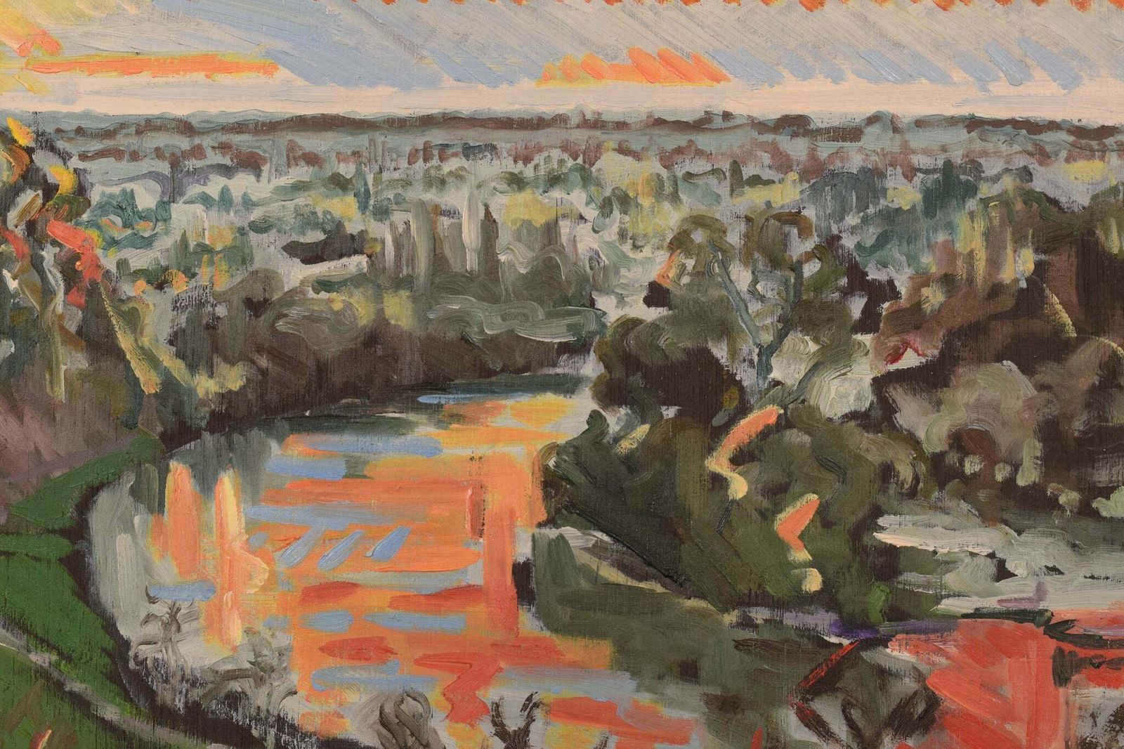 Richmond Terrace – December Sunset photo Kunst