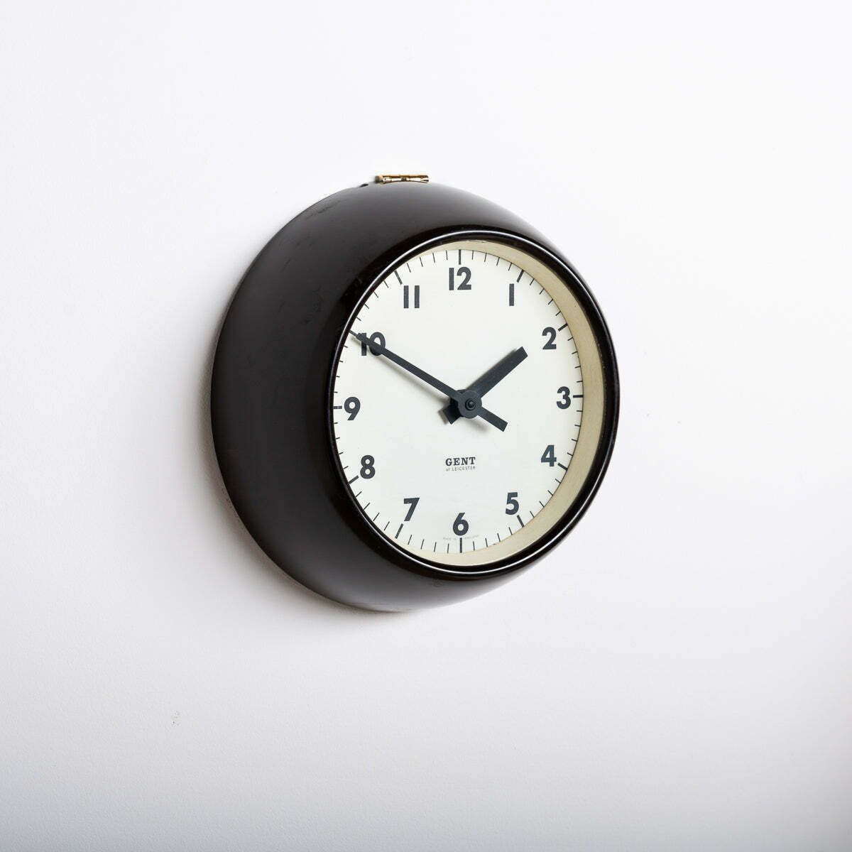 photo for sale Rare Extra Small Vintage Bakelite Wall Clock By Gent Of Leicester