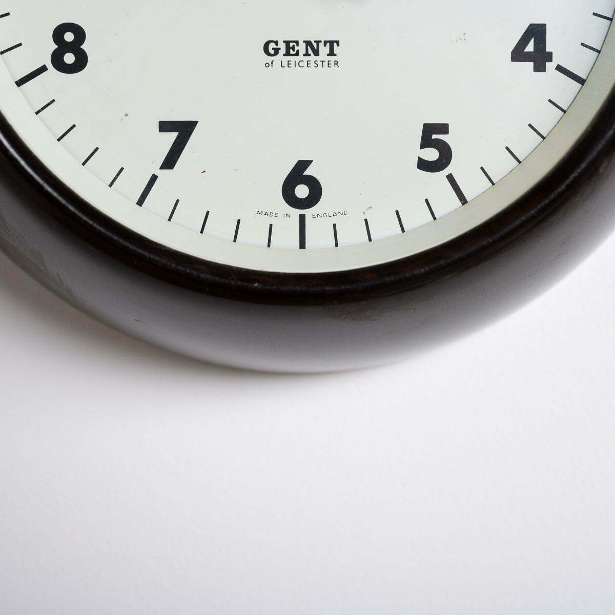 Rare Extra Small Vintage Bakelite Wall Clock By Gent Of Leicester   Ig221303a photo vinterior