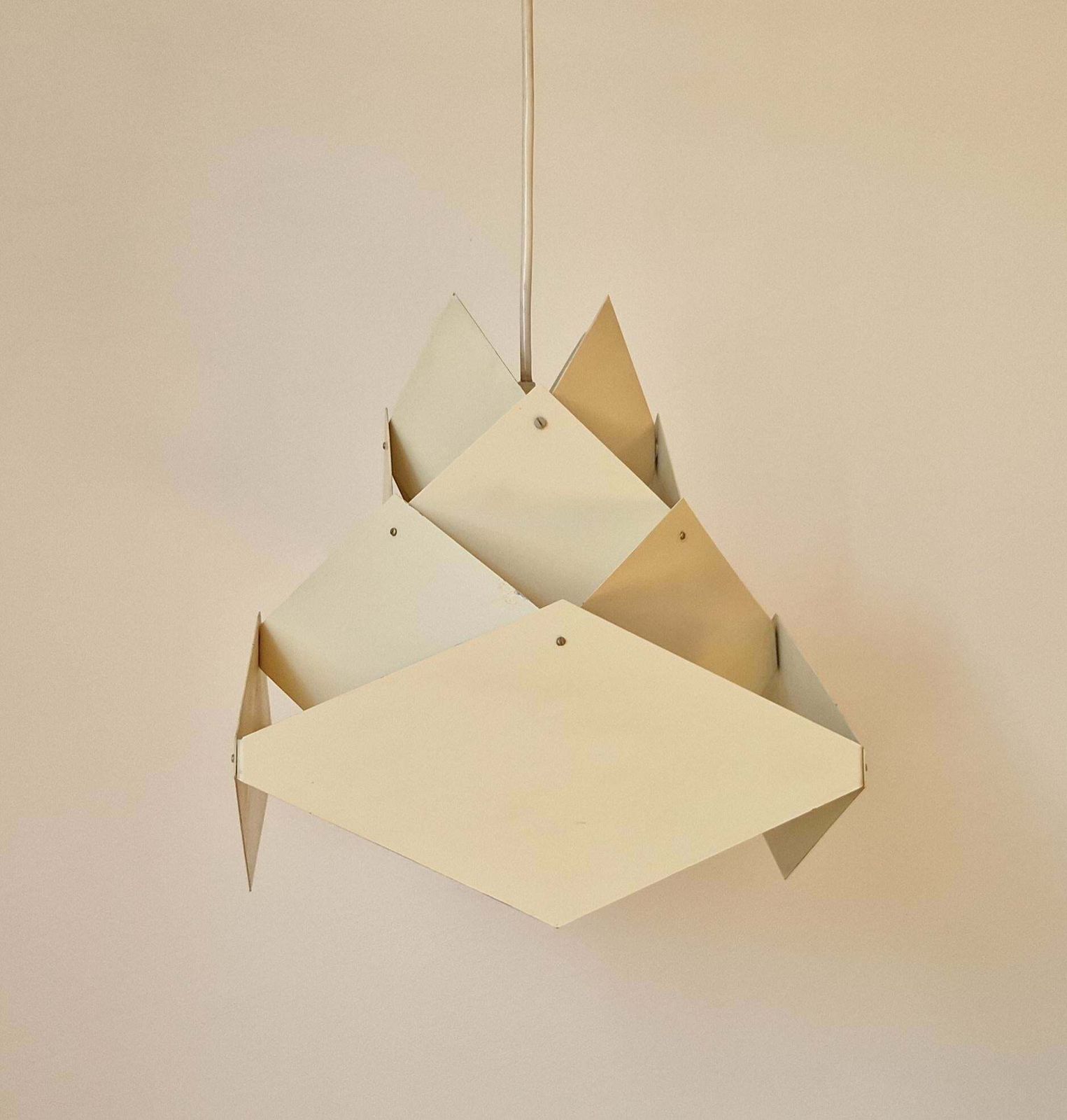 Rare Midcentury Design Pendant In Style Of Preben Dal, Denmark, 1960s photo Lighting