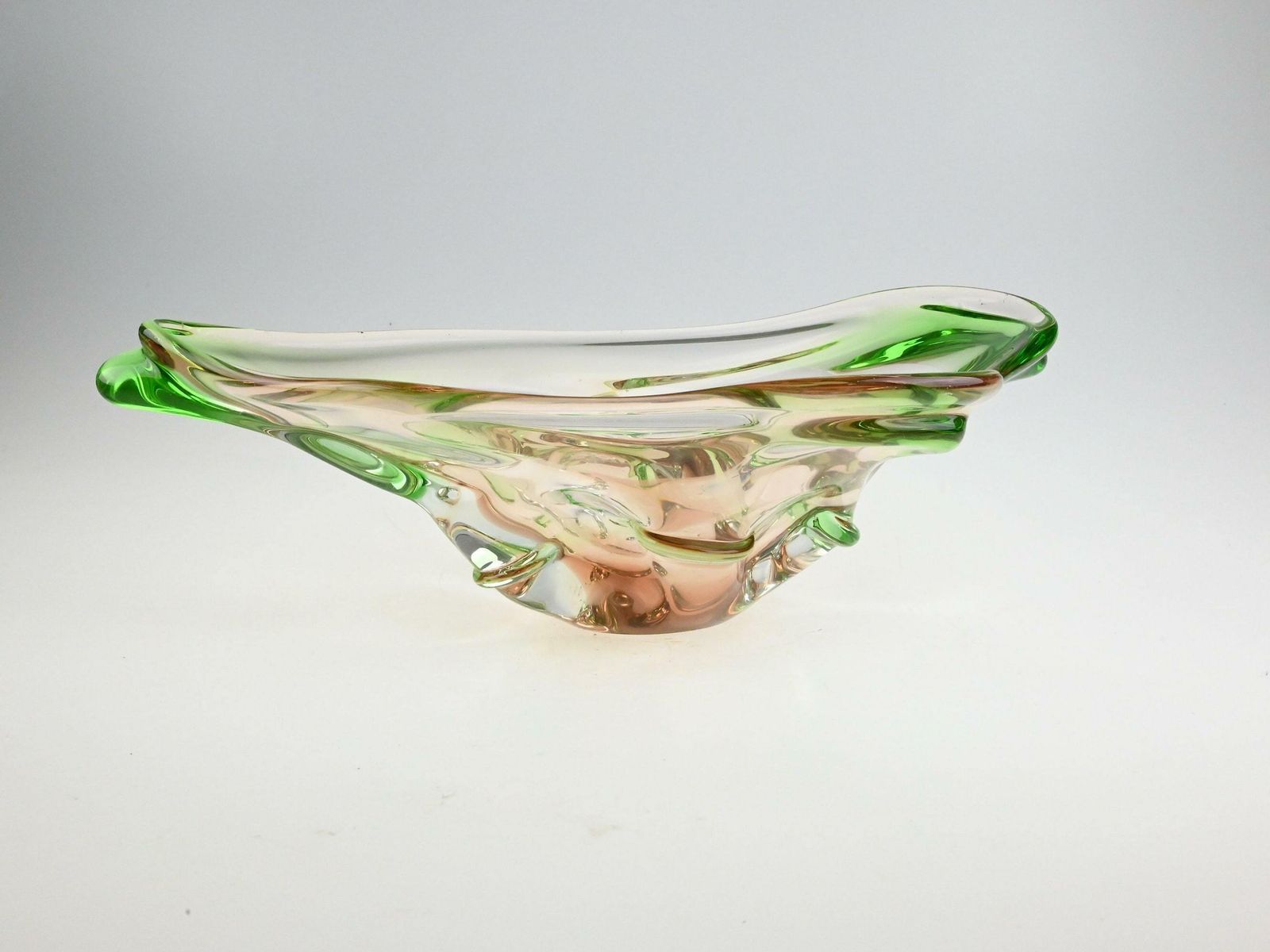 Vintage Niagara Glass Bowl By Frantisek Zemek, Mstisov Glassworks, Czech Glass, Vintage Glass Bowl, Czech Glass Art, Glass, Czech Glass Bowl photo Home Decor