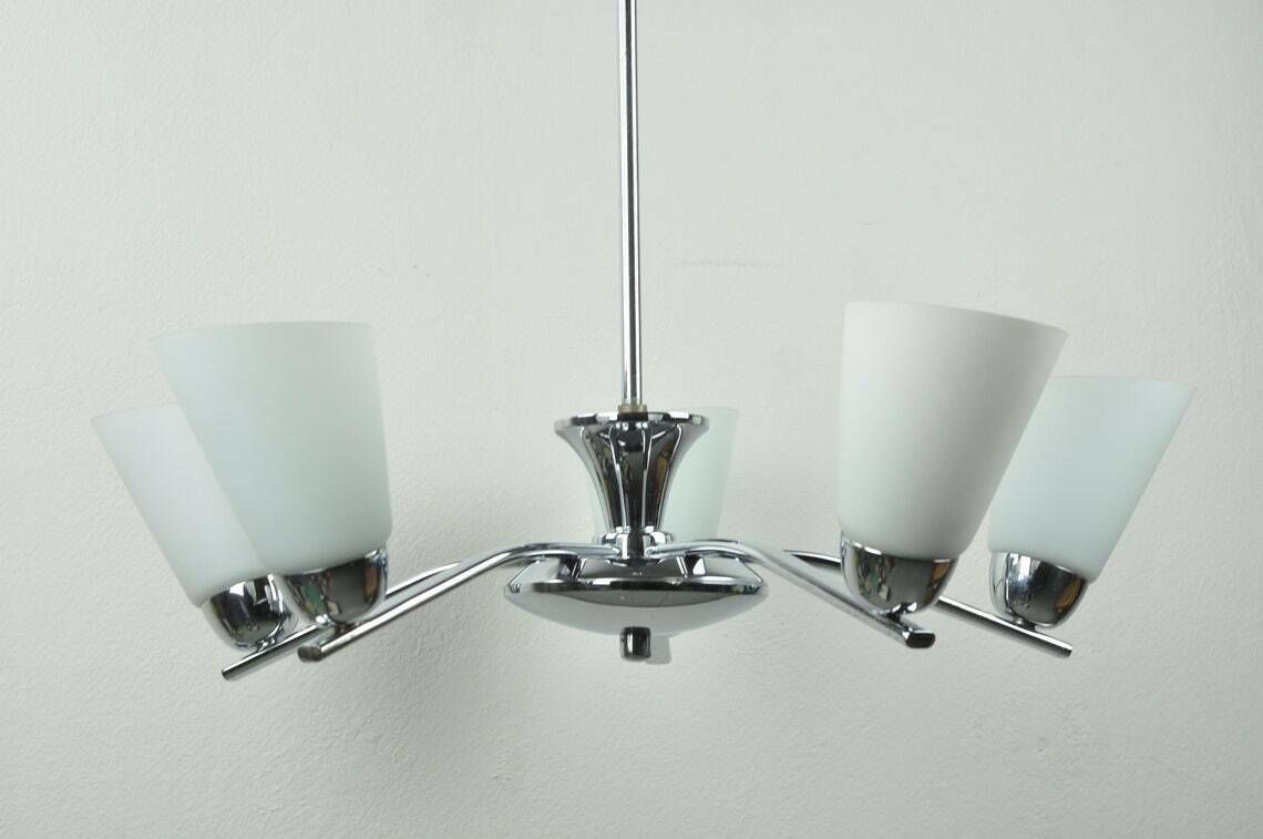 Art Deco Chandelier Art Deco Chandelier Lighting  Art Deco Chandelier Light  Art Deco Ceiling Light Chrome Chandelier Art Deco Chrome Lamp photo for sale