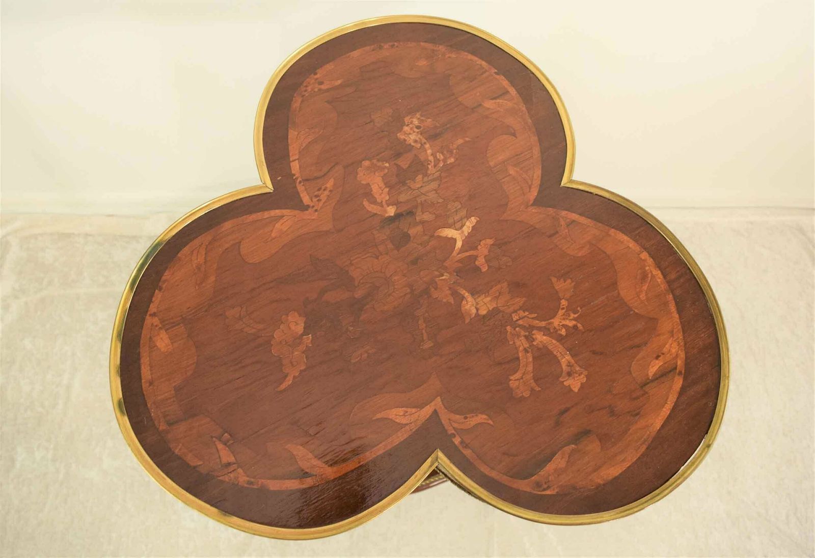 Early 20th Century Mahogany Trefoil Occasional Table photo furniture