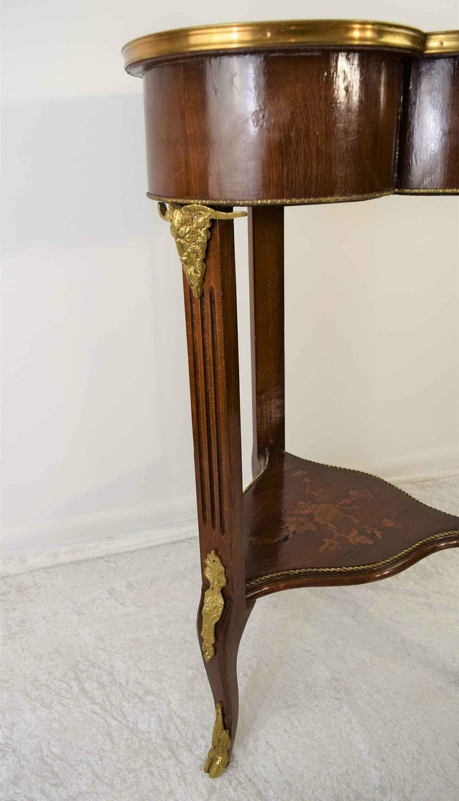 Early 20th Century Mahogany Trefoil Occasional Table photo for sale