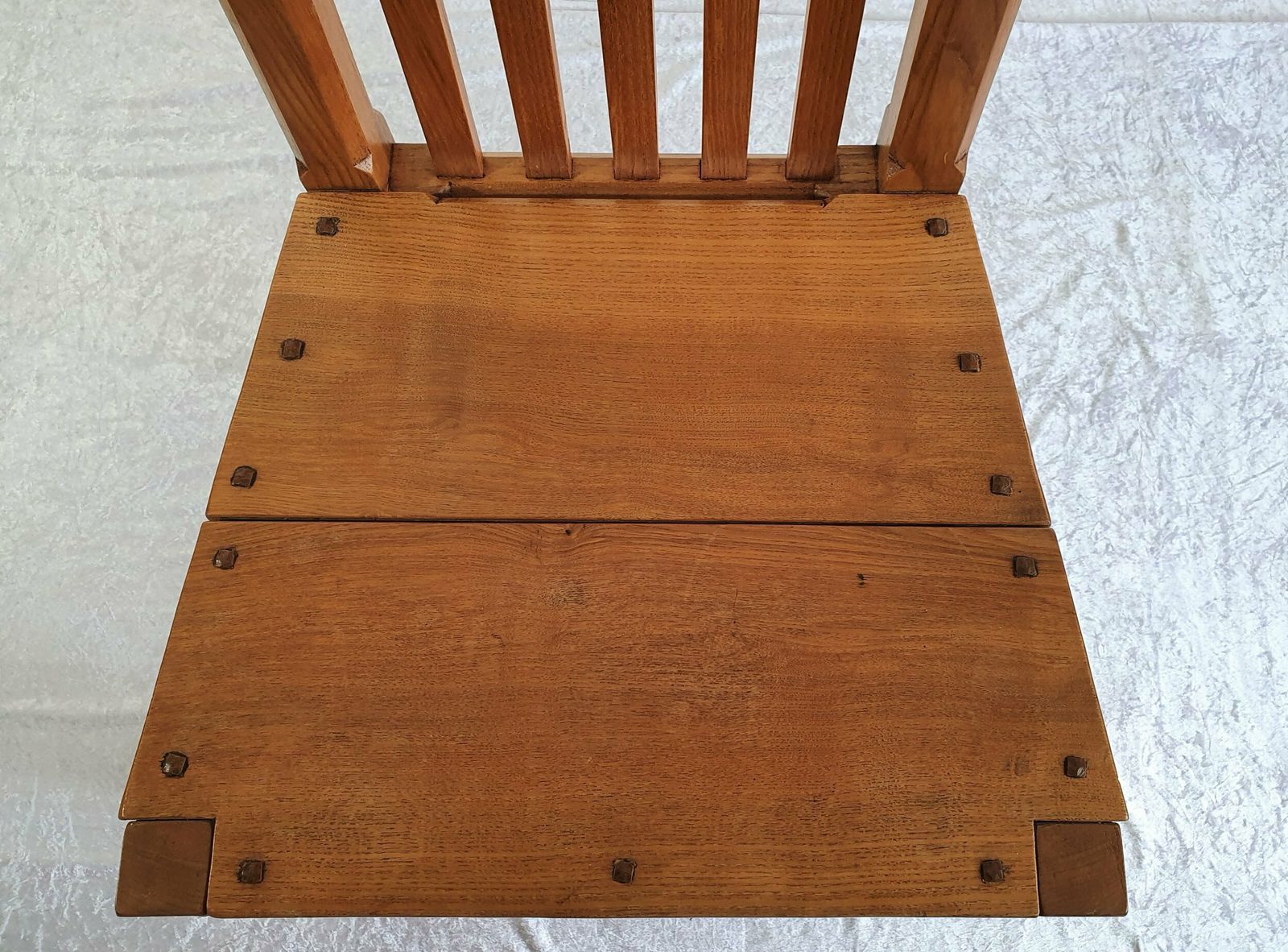 Fine Quality Arts And Crafts Oak Side Chair photo vintage