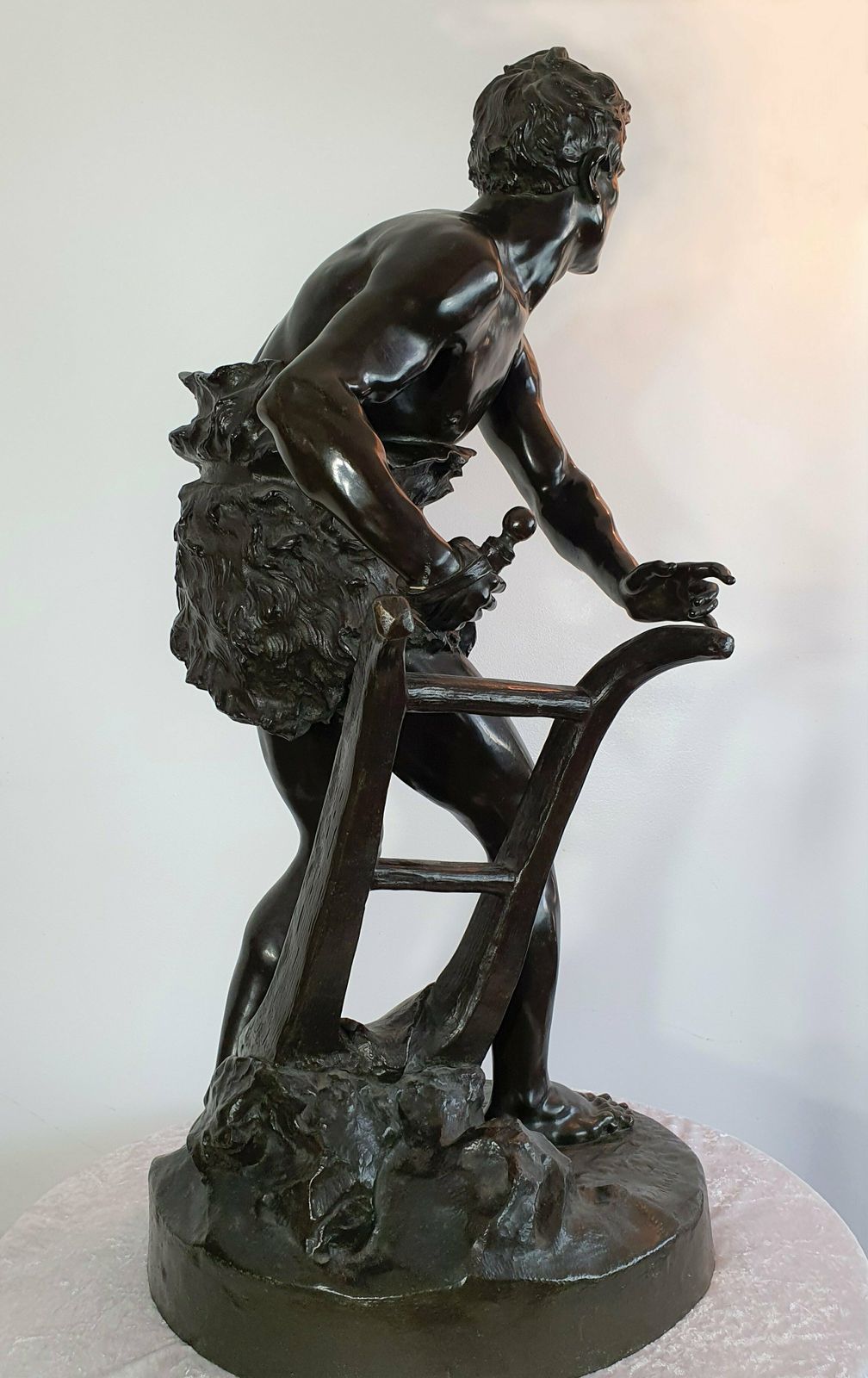 A Large Italian Bronze Sculpture Apollo photo buy