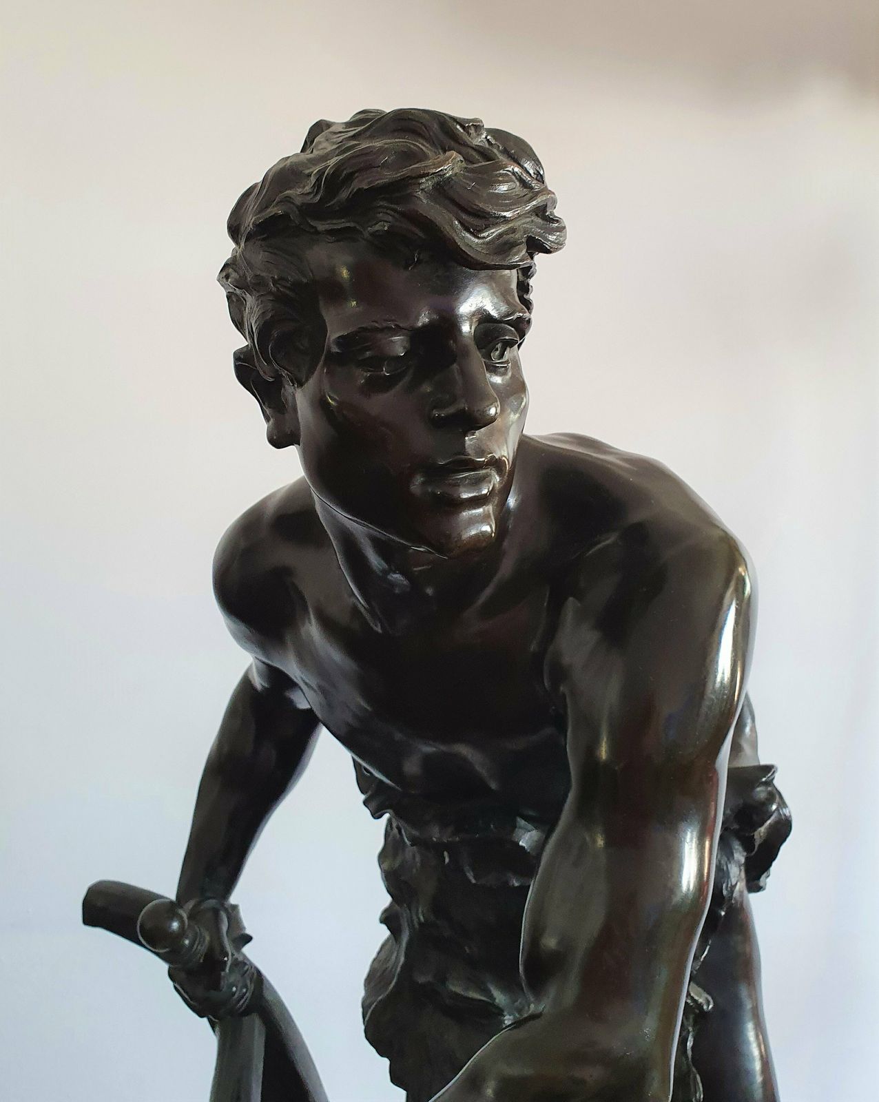 photo vinterior A Large Italian Bronze Sculpture Apollo