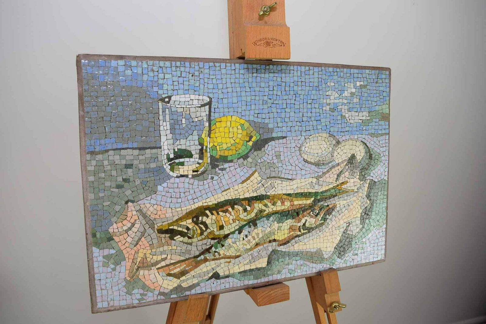 Mid Century Italian Mosaic, Mid 20th Century photo furniture