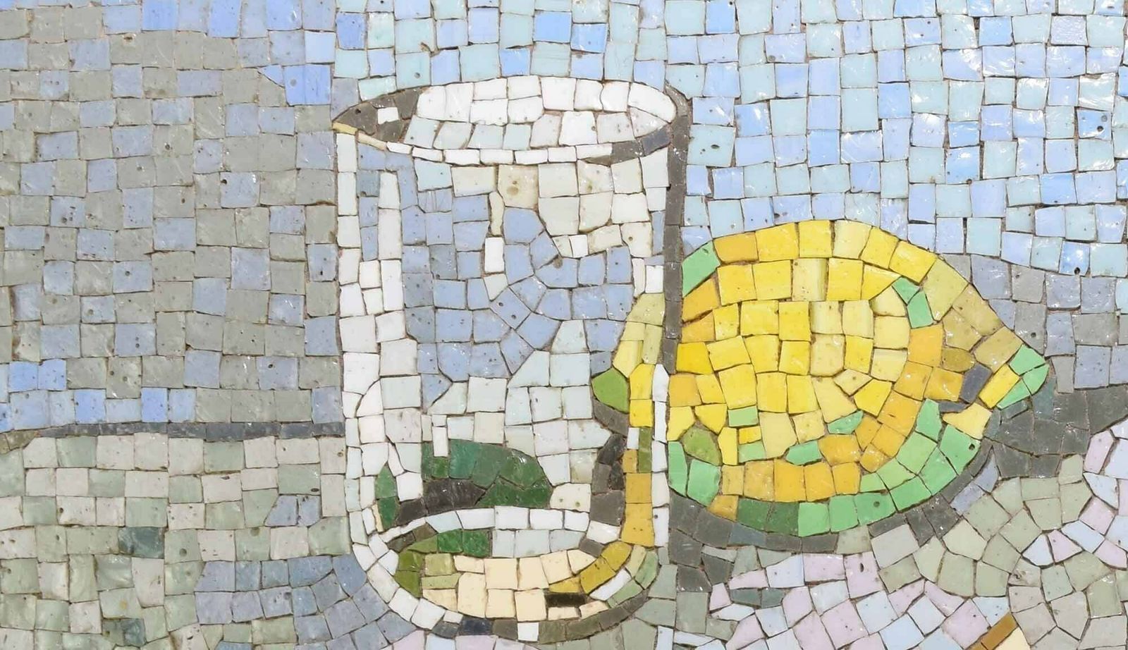Mid Century Italian Mosaic, Mid 20th Century photo Art
