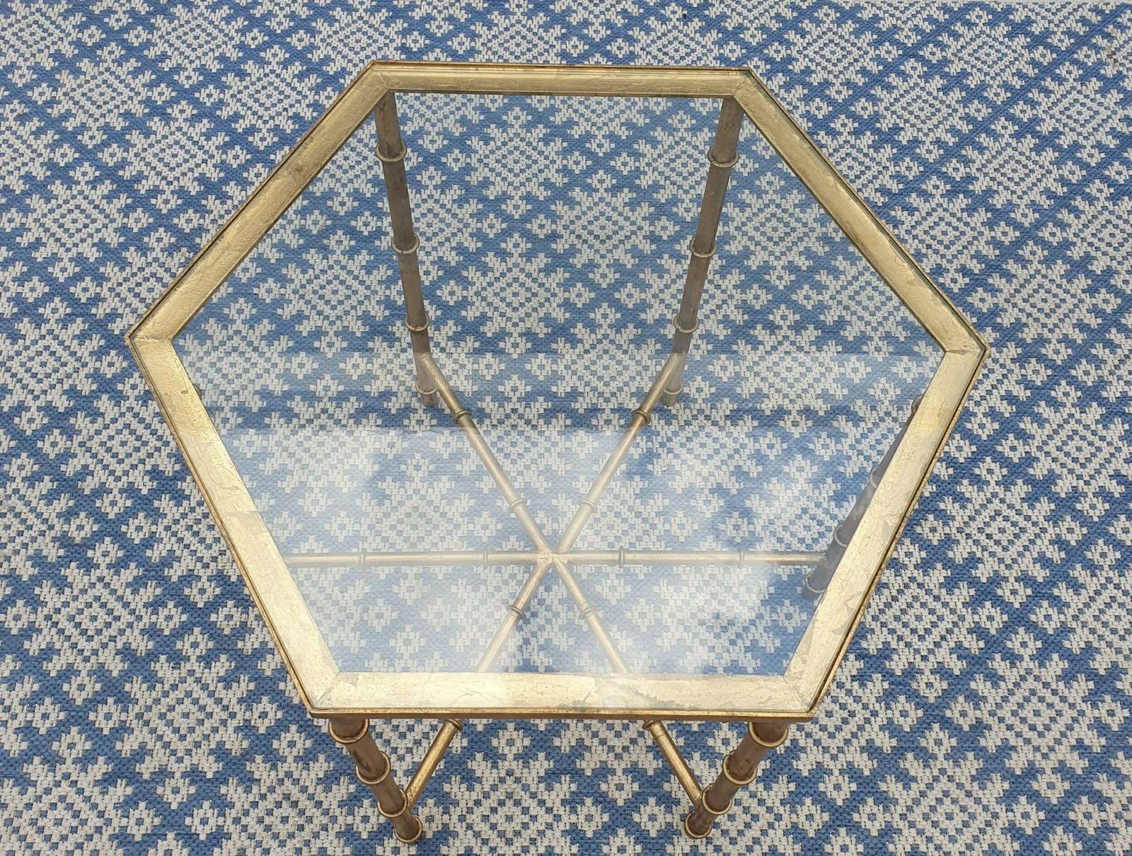 Octagonal Accent Table photo for sale