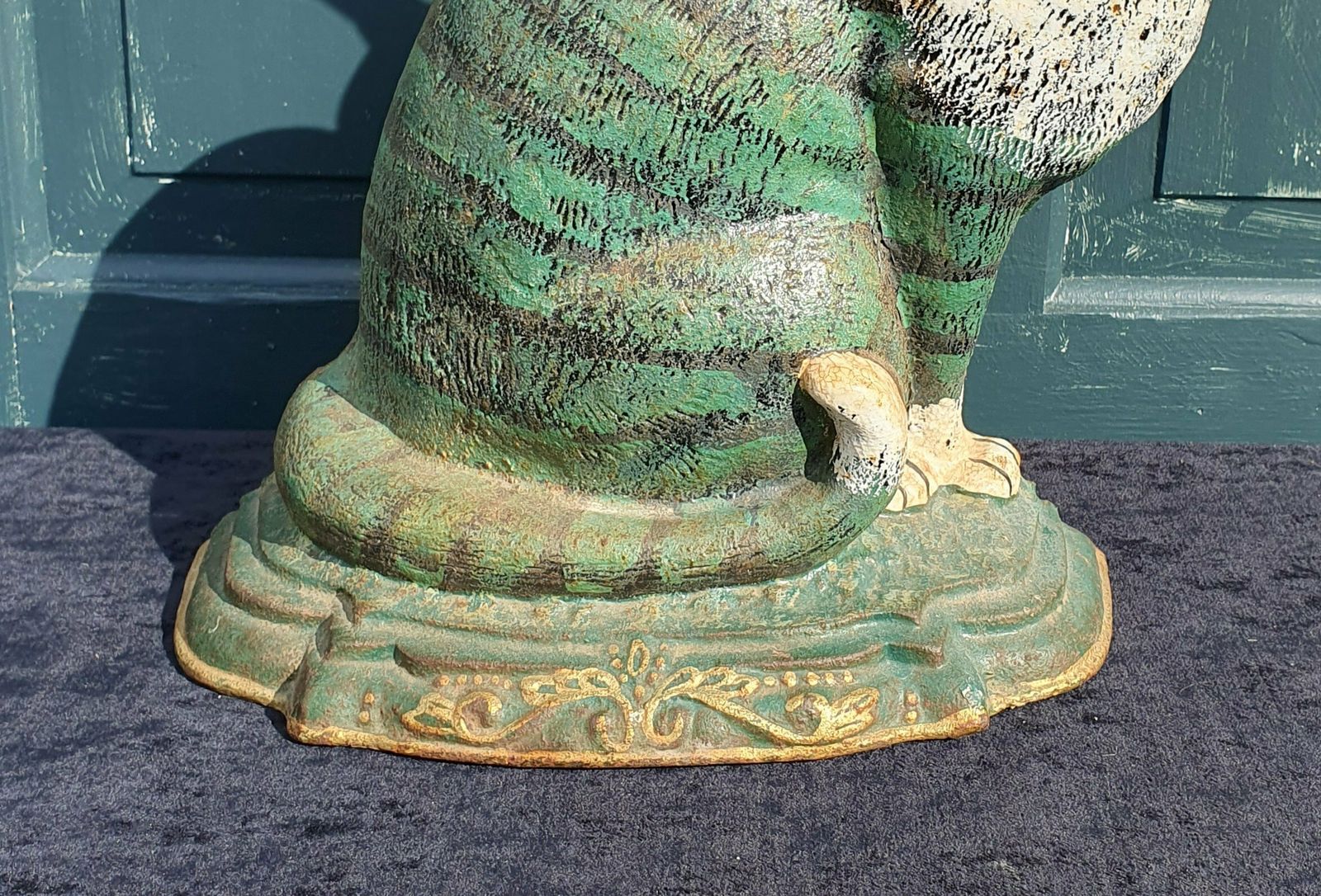 Cast Iron Cat Doorstop photo for sale