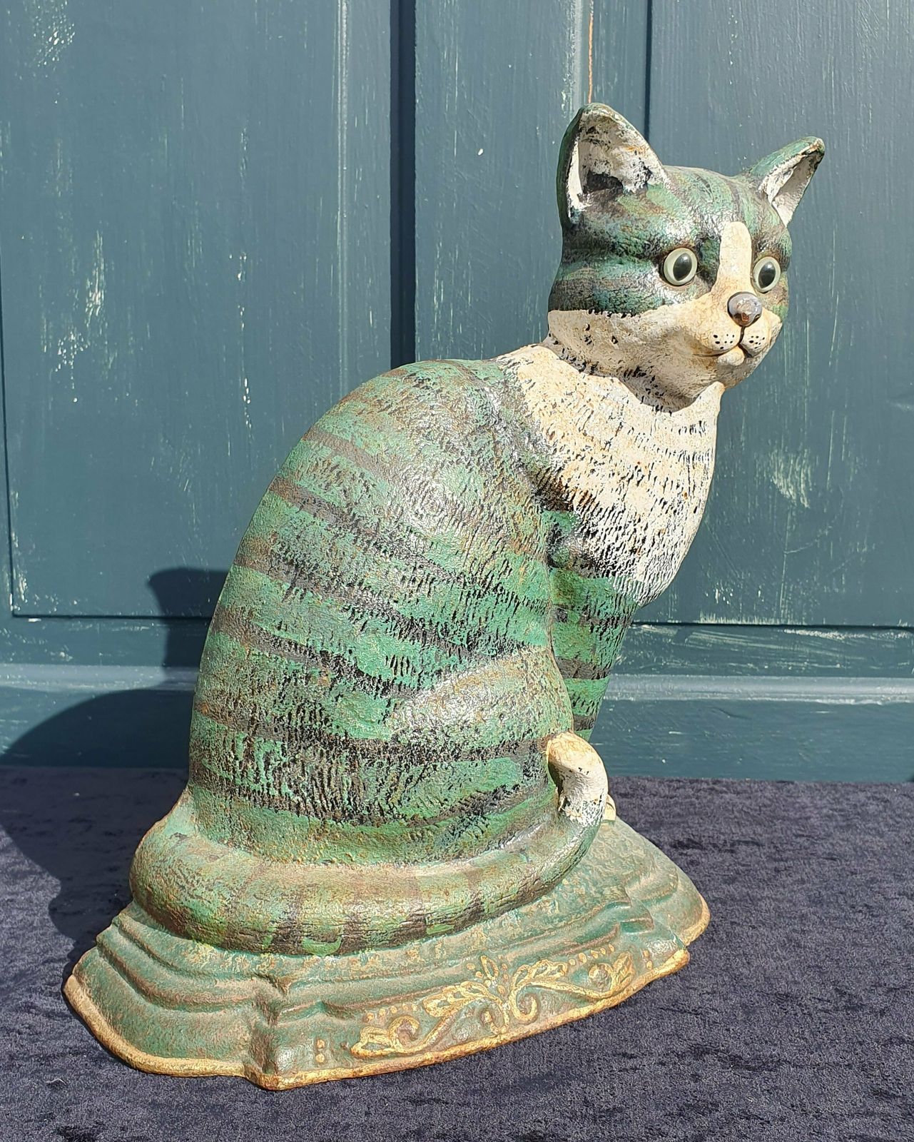 Cast Iron Cat Doorstop photo Home Fixtures