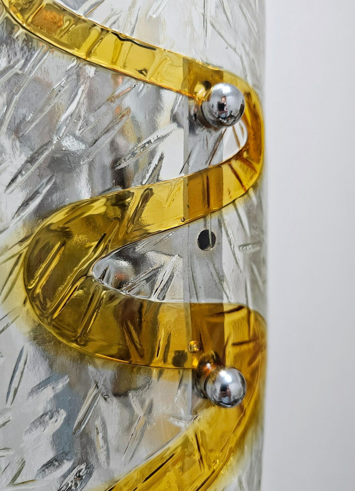 Mid Century Modern Floor Lamp Designed By Toni Zuccheri For Mazzega // Made In Italy In 1970s photo vintage