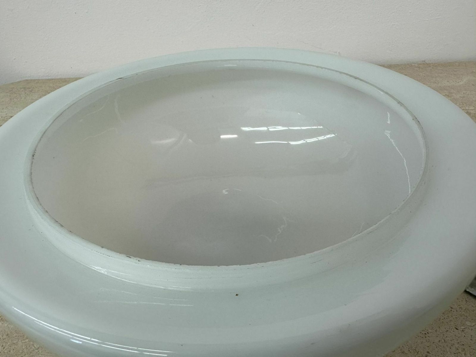 photo for sale Gispen Plafondlamp Dutch Design Glas, Jaren 1930