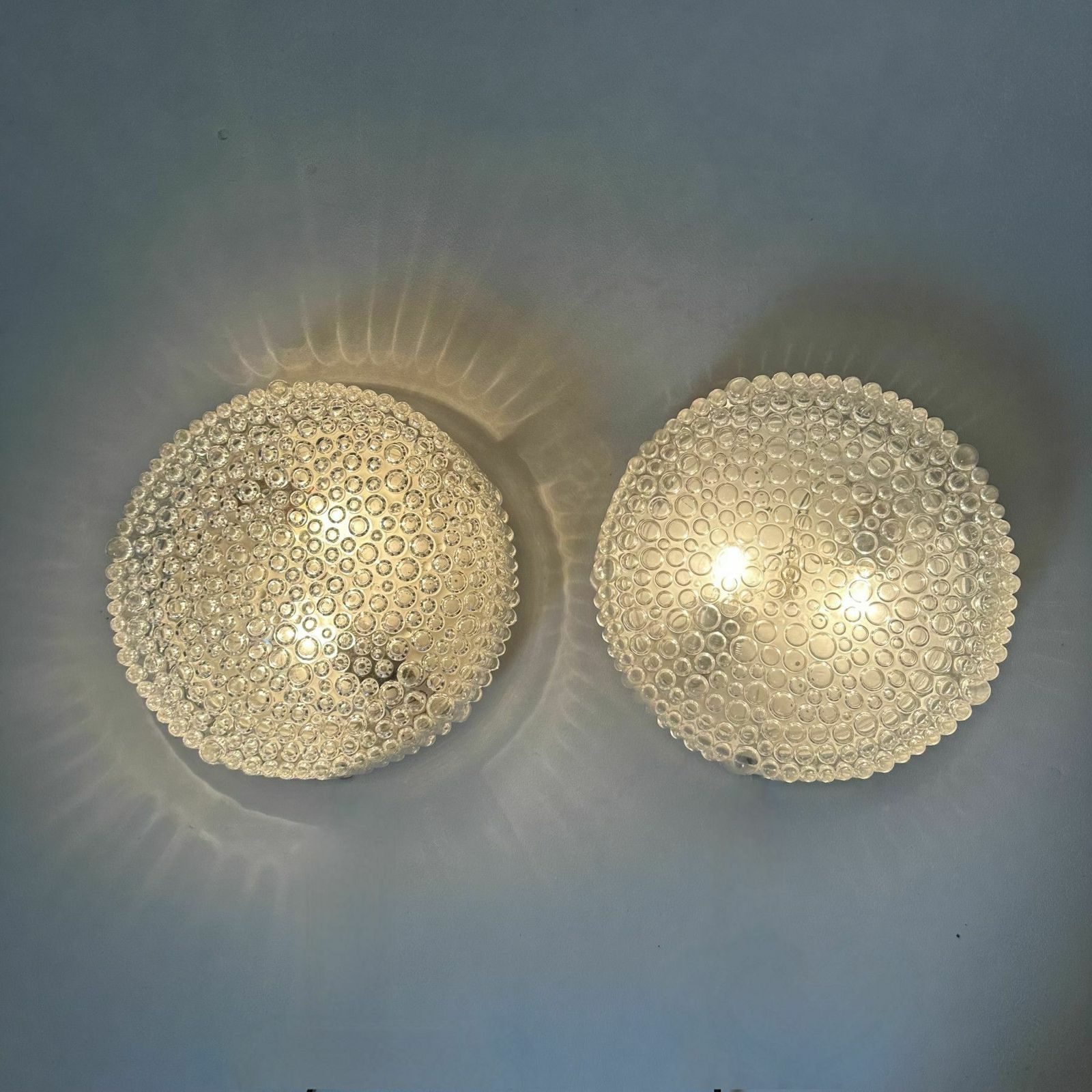 Set Van 2 Plafondlampen Van Staff Leuchten, Jaren 1970, Duitsland photo for sale