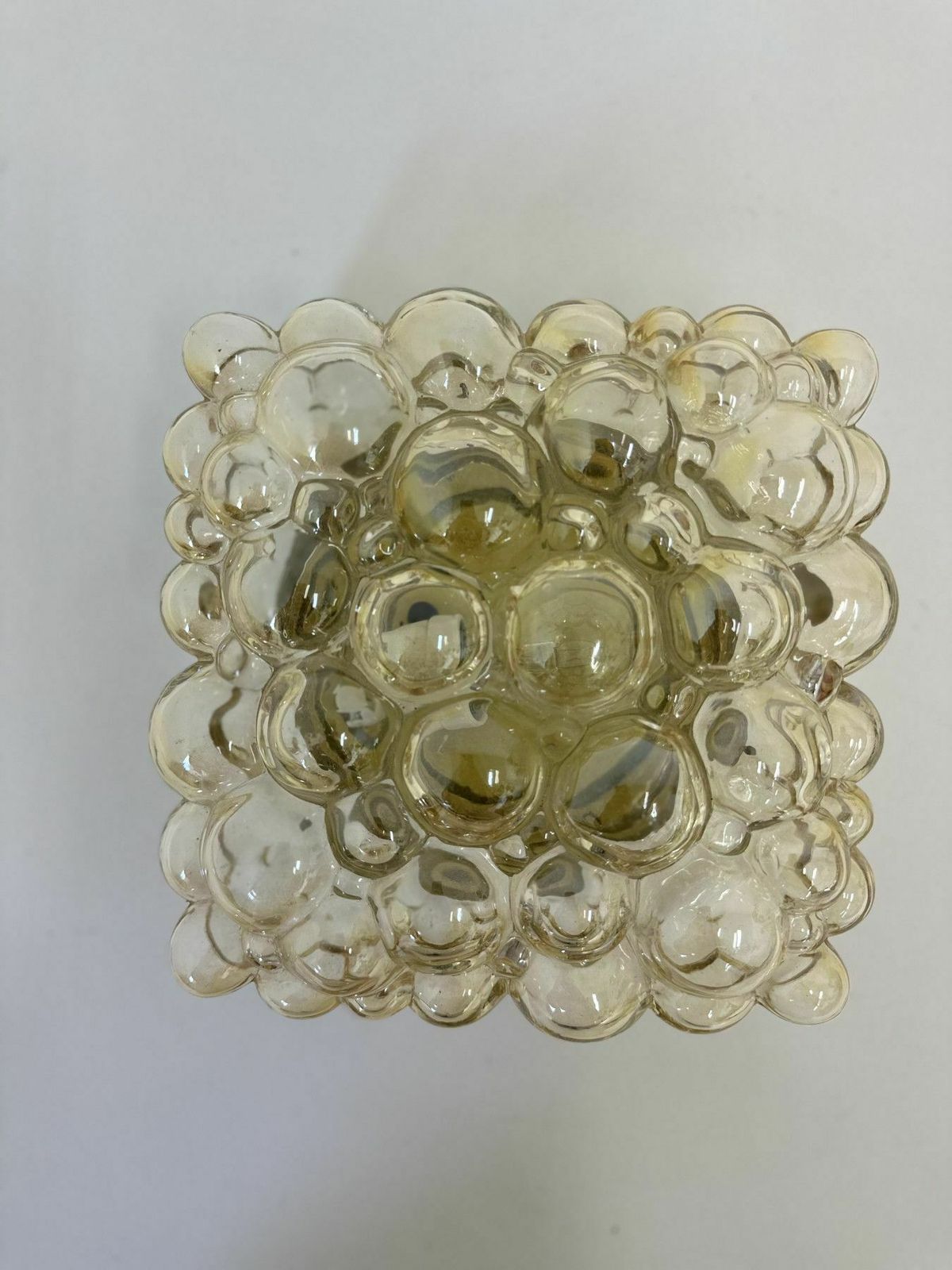 Helena Tynell Bubble Glass Flush Mount Ceiling Lamp, Jaren 1970, Duitsland photo vintage