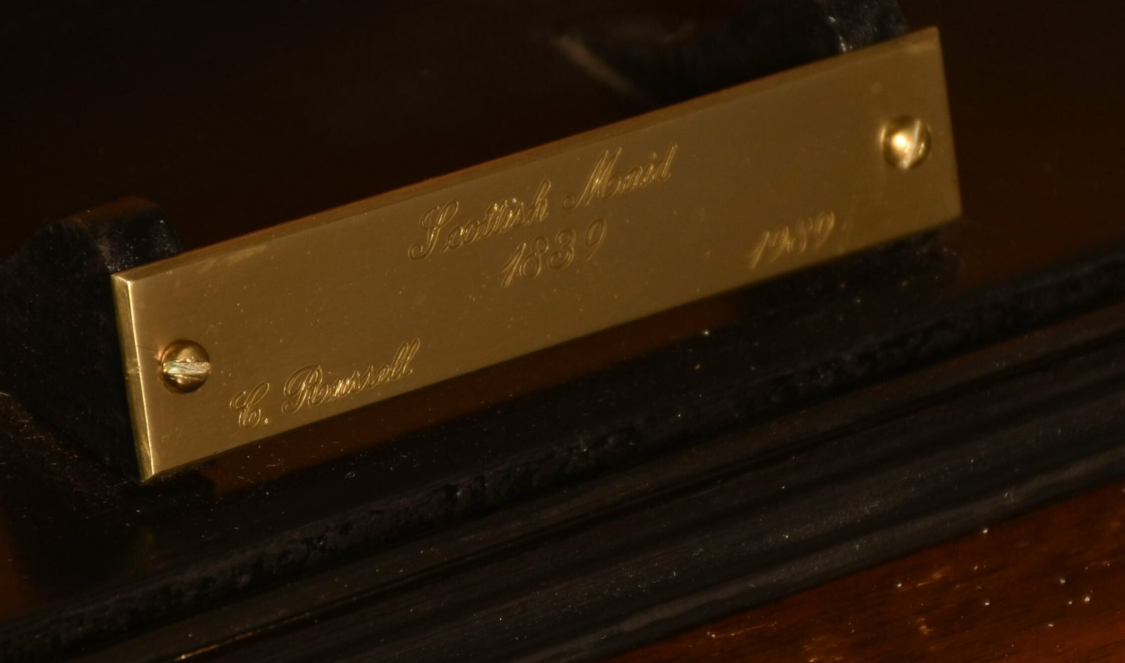 Cased Scale Model Of The Scottish Two Masted Schooner photo 1014.0