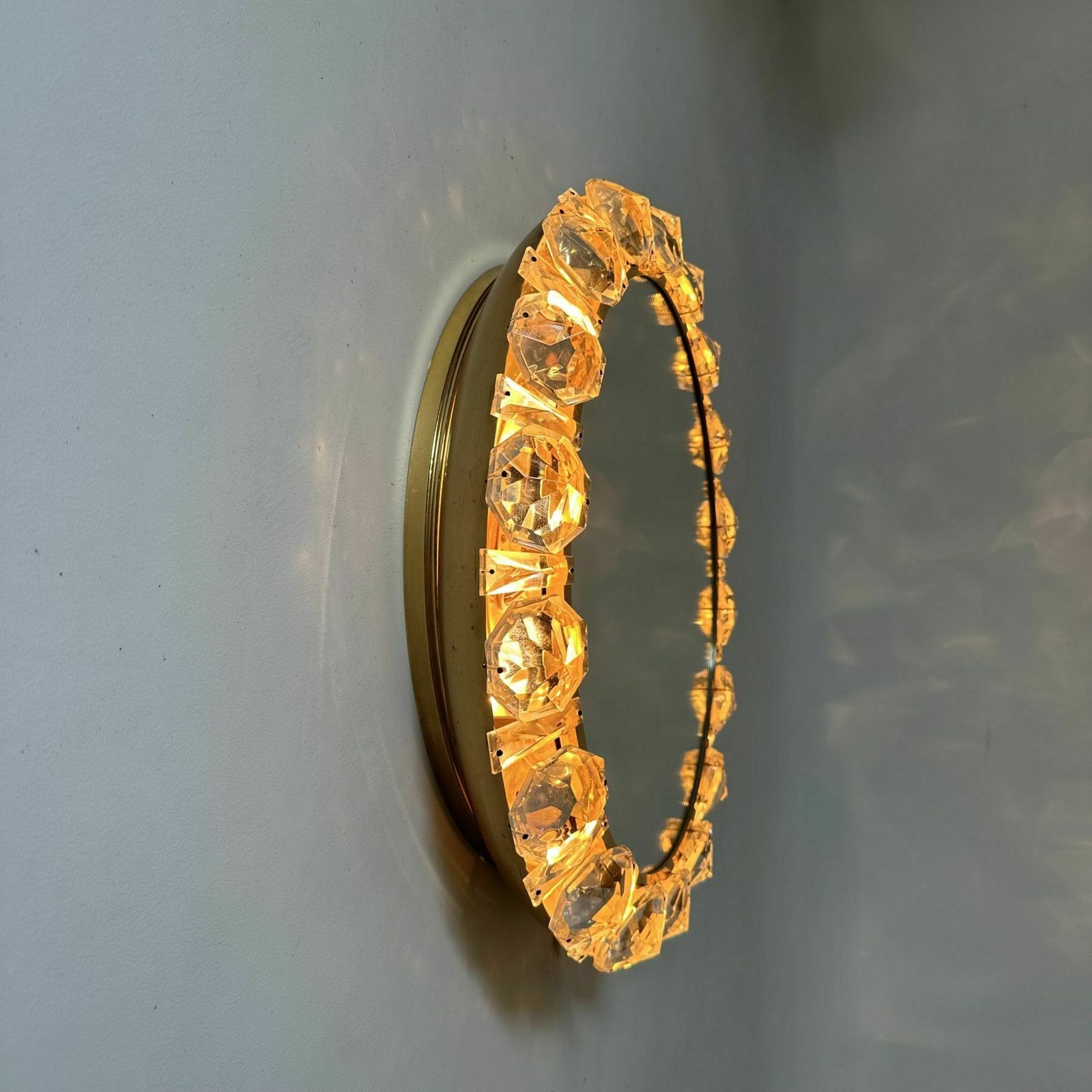 Woonaccessoires Verlichte Spiegel Model No. 3648 Van E. Bakalowits & Söhne, Ca. Jaren 1950, Oostenrijk photo