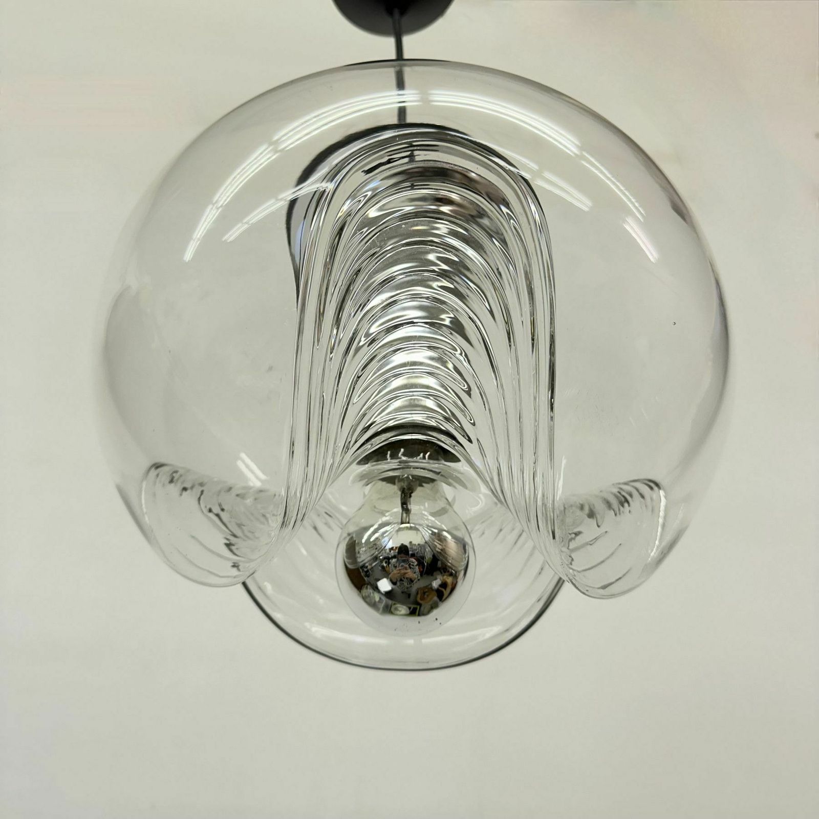Peil & Putzler 'Futura' Hanglamp Door Koch & Lowy, Jaren 1970 photo vintage