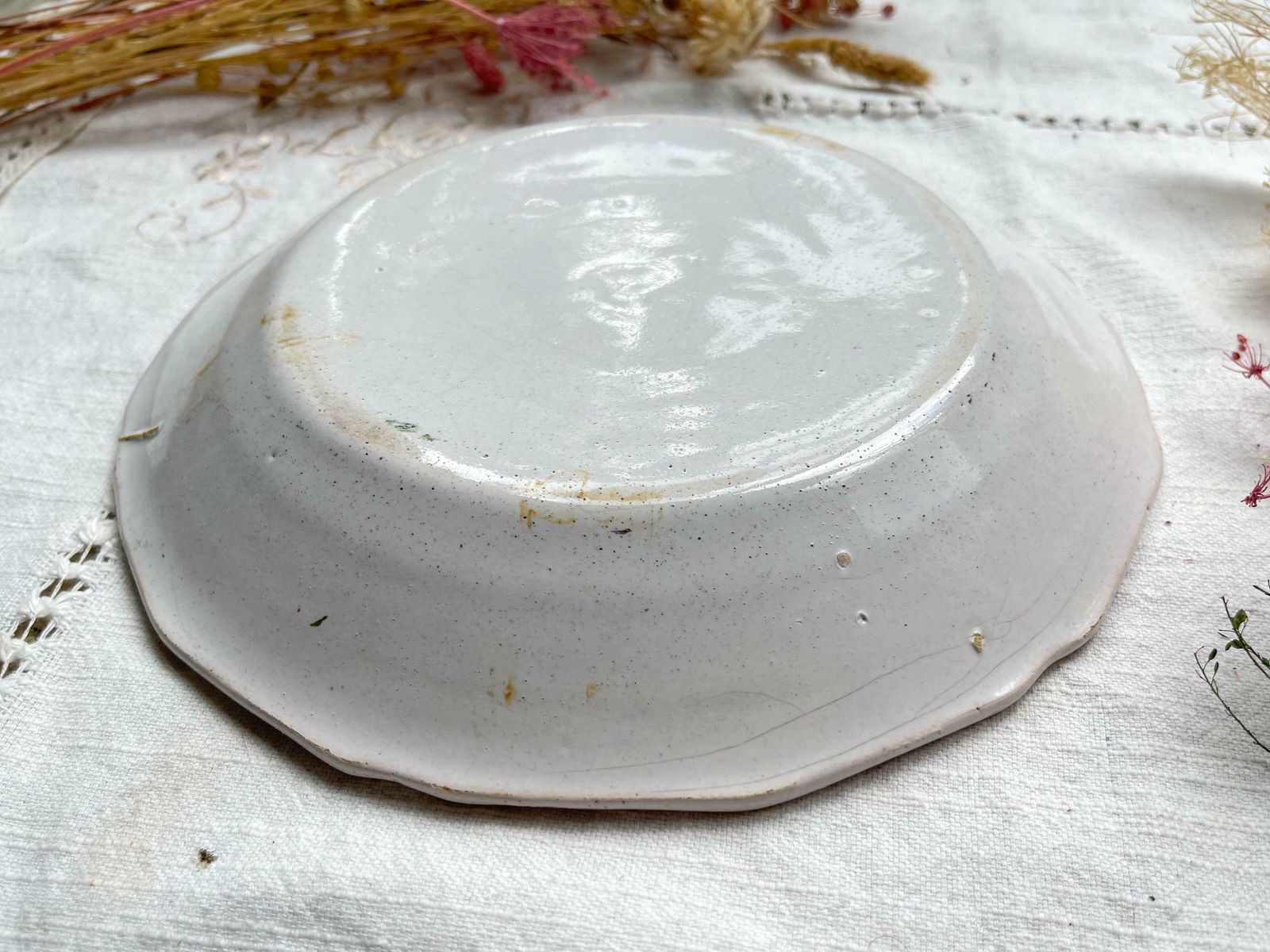 Old French Earthenware Plate Revolutionary Rooster "I Sing For Freedom 1791" Nevers 19th Century   Revolutionary Plate photo buy