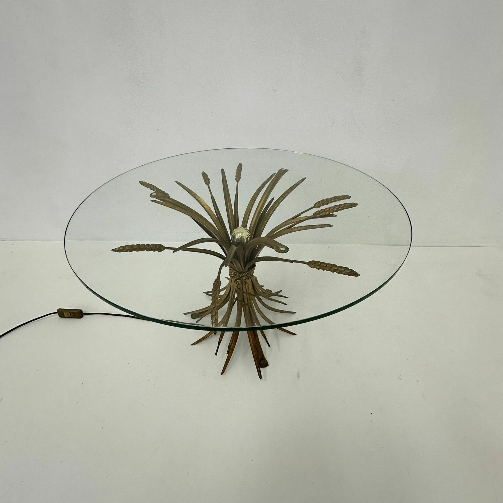 photo vinterior Illuminated Wheat Sheaf Side Table , 1970s