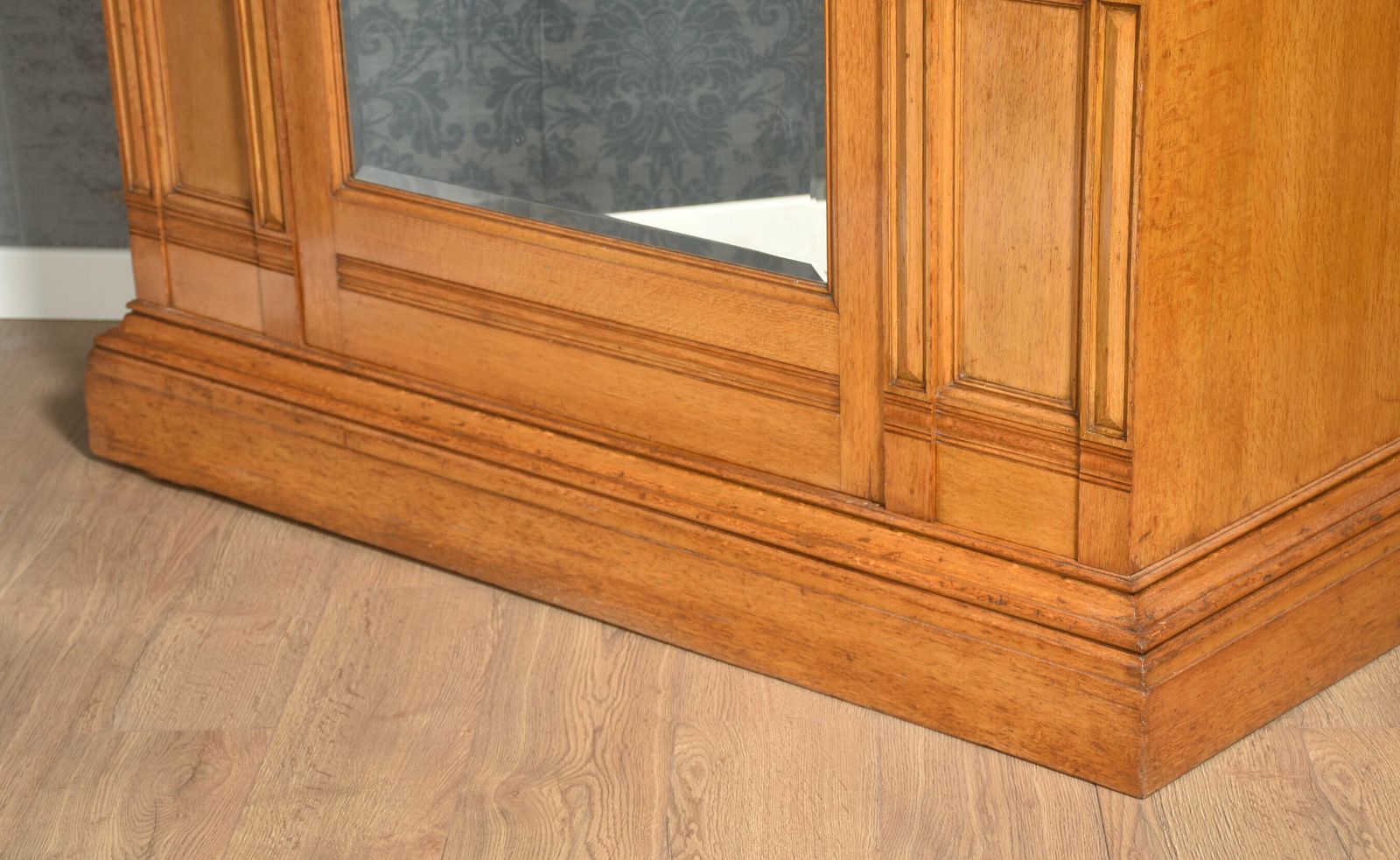 Gillows Of Lancaster Marquetry Inlaid Oak Wardrobe photo 4620.0