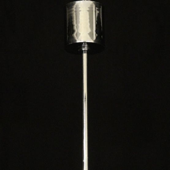 photo for sale Italian Chrome 6 Light Chandelier