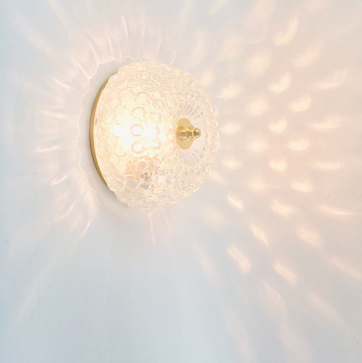 Mid Century Bubble Glass Flush Mount Or Wall Light By Helena Tynell For Limburg, Germany, 1960s photo buy