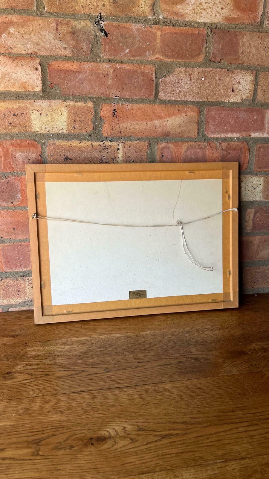 Original Signed And Framed Vintage Oil Painting Depicting Kids Playing In Front Of A Cottage photo vintage