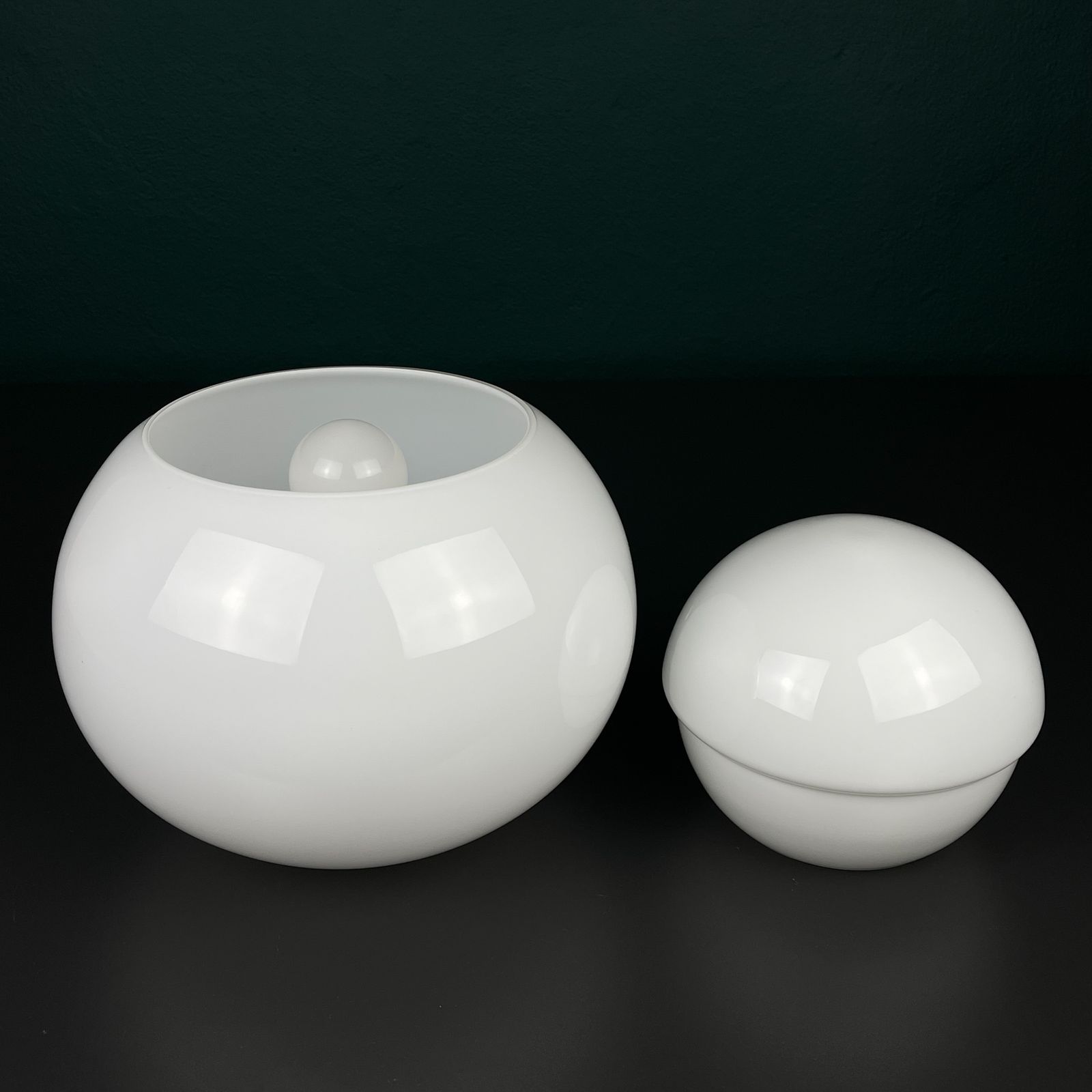 Table Lamp Daruma By Sergio Asti For Fontana Arte, Italy 1960s photo Lighting