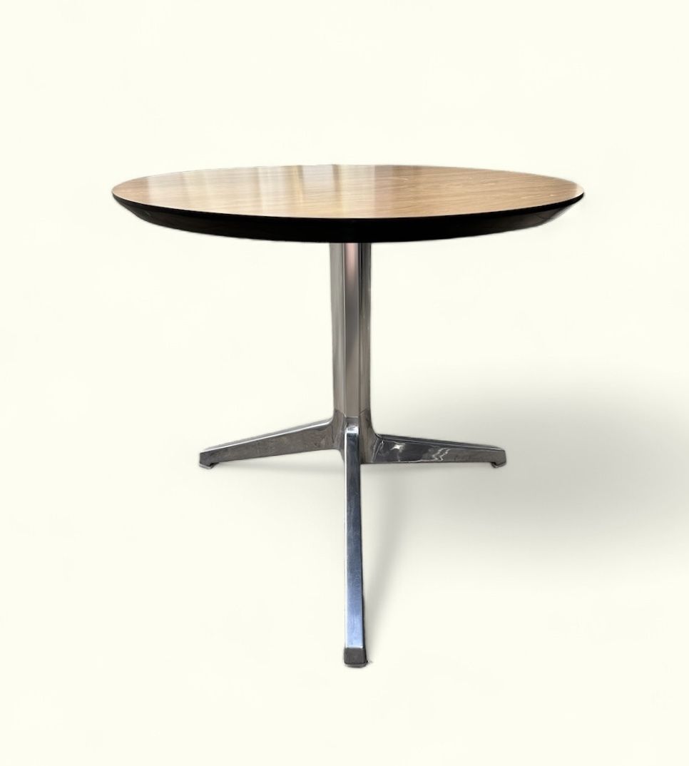 Aluminium And Veneer Coffee Table By Jorge Pensi For Pedrali, Italy, 2001