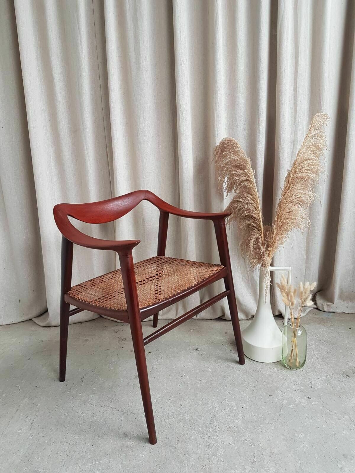Vtg Mid Century Norwegian Rolf Rastad & Adolf Relling Bambi Chair Armchair photo furniture