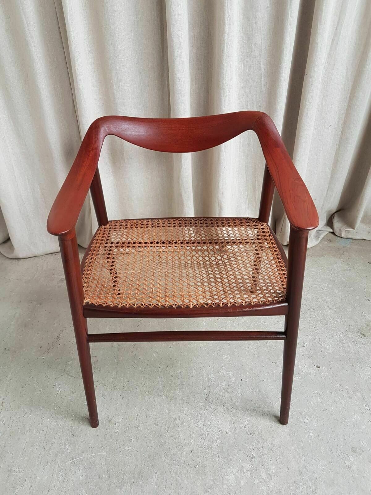 2242.5 Vtg Mid Century Norwegian Rolf Rastad & Adolf Relling Bambi Chair Armchair photo