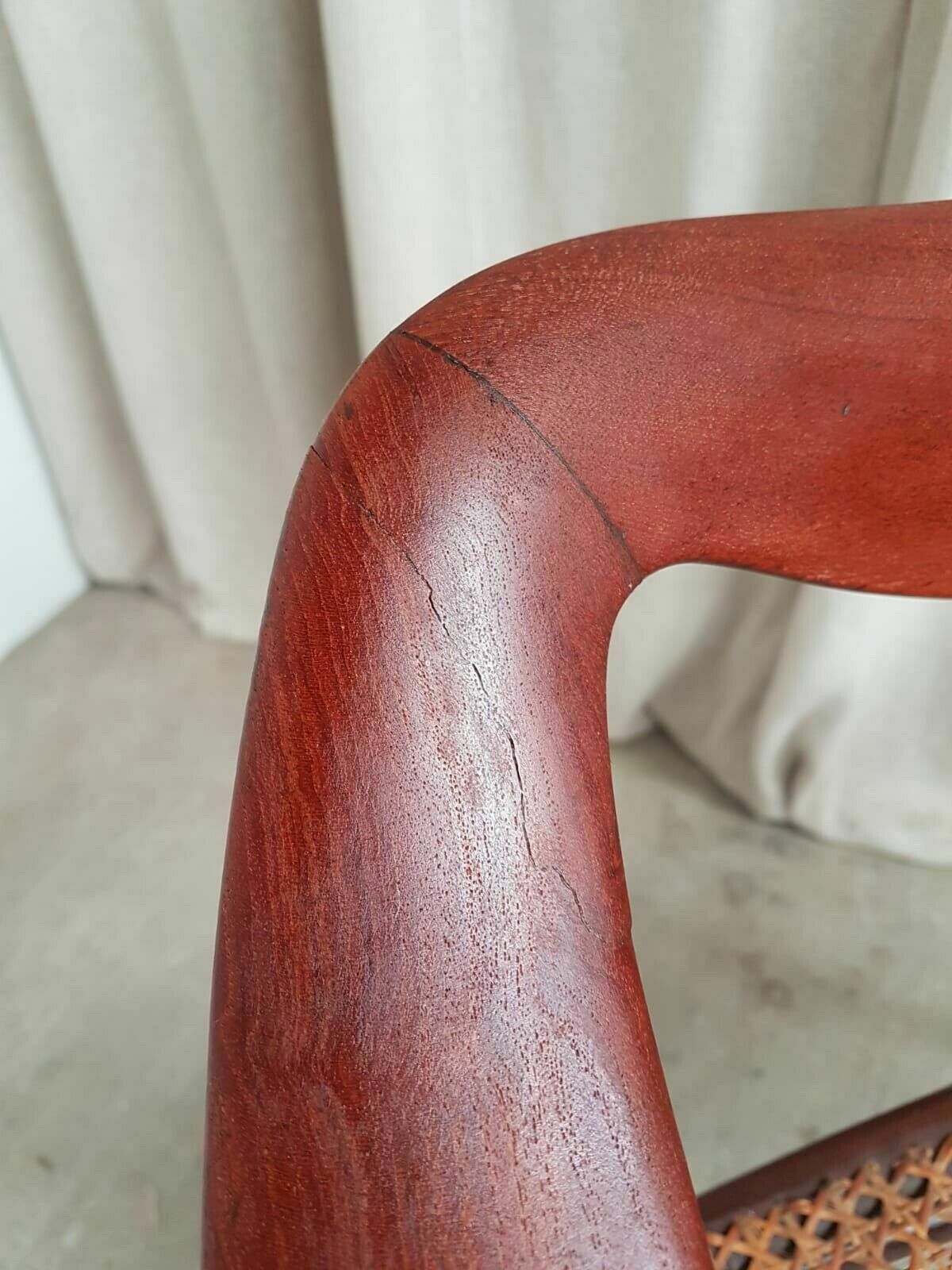 photo vinterior Vtg Mid Century Norwegian Rolf Rastad & Adolf Relling Bambi Chair Armchair