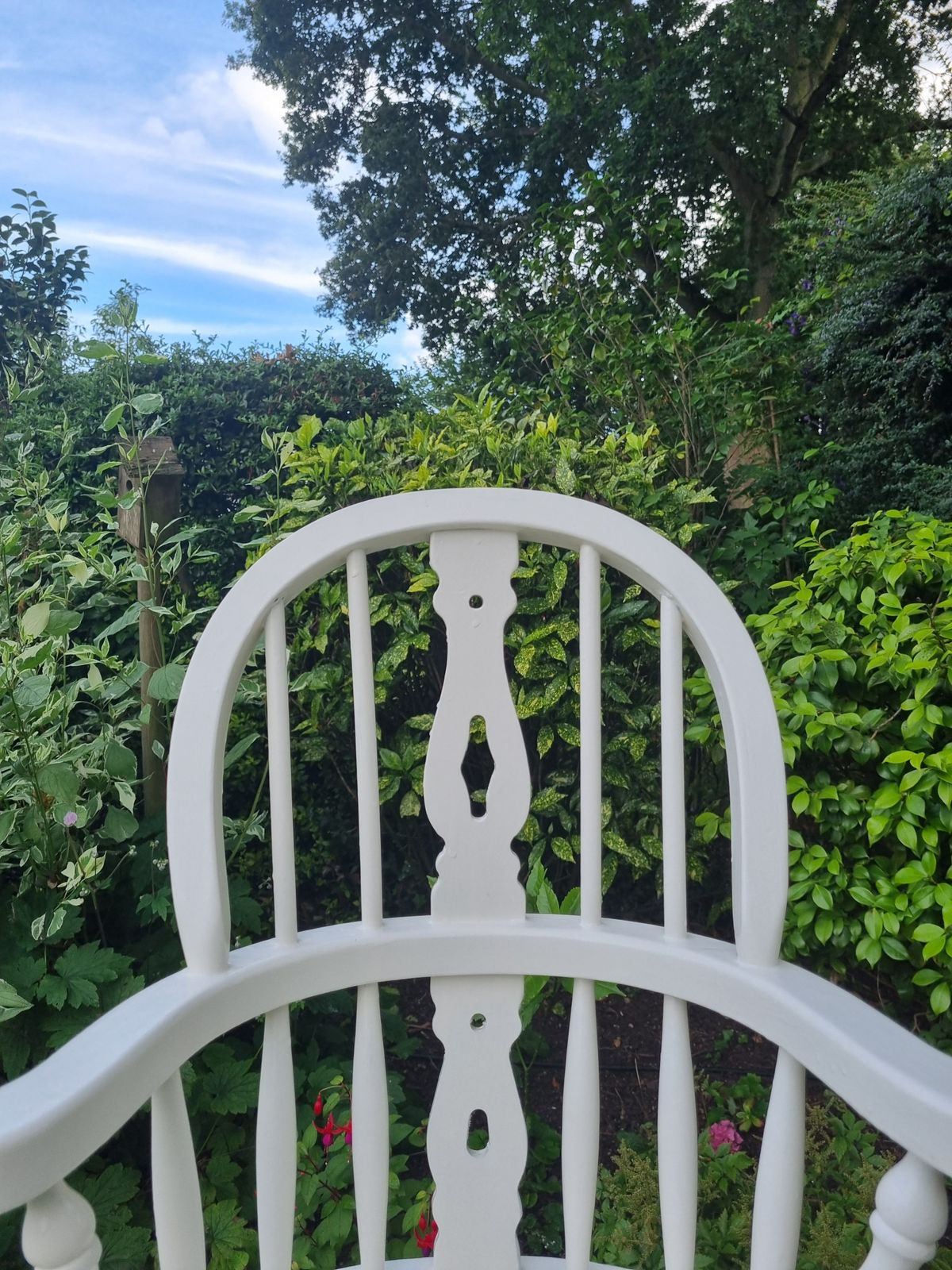 Charming Vintage Cream Rocking Chair For Children photo 55.0