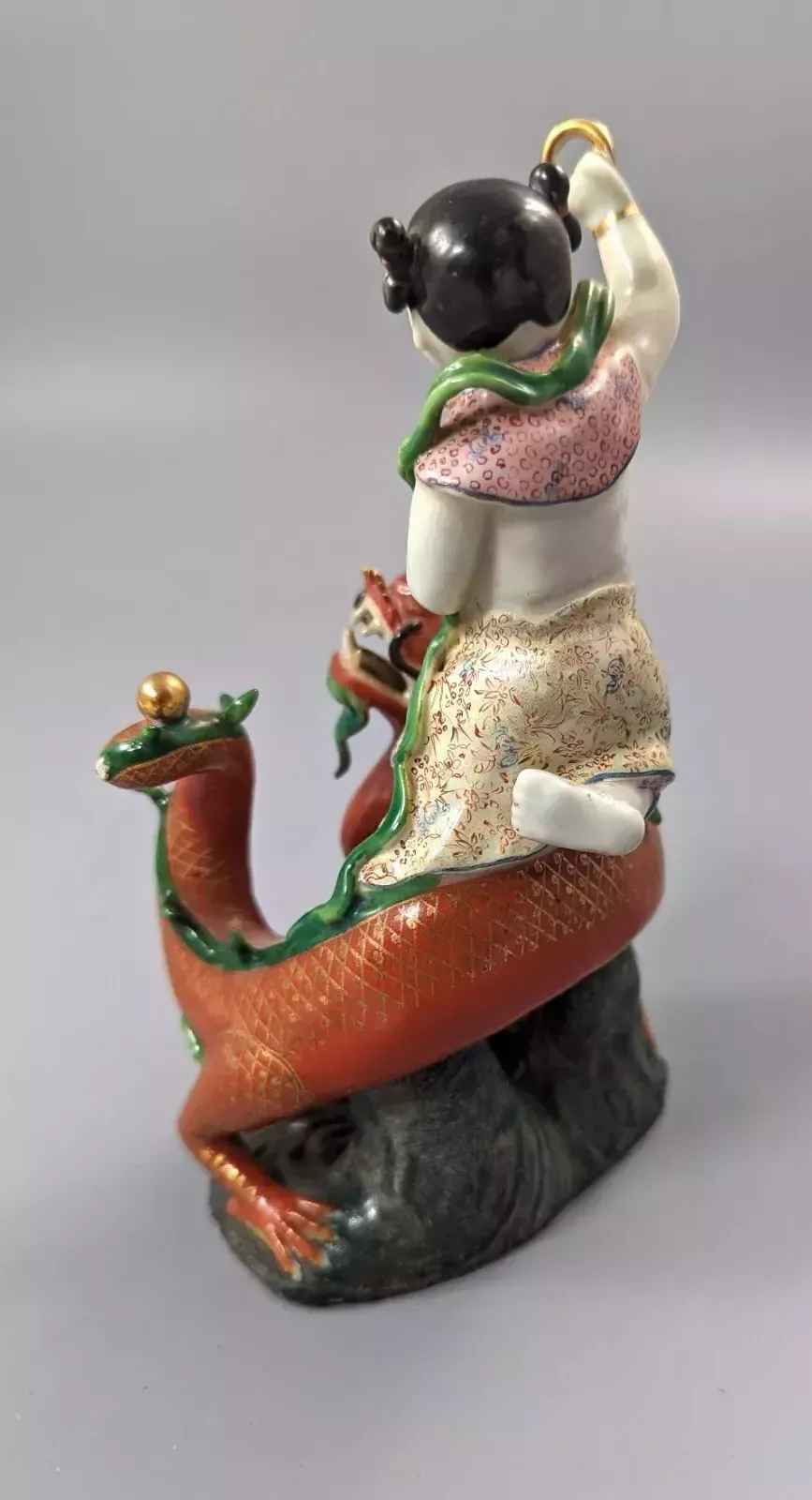Chinese Famille Rose Figure Of Nezha, C.19 Th photo vinterior