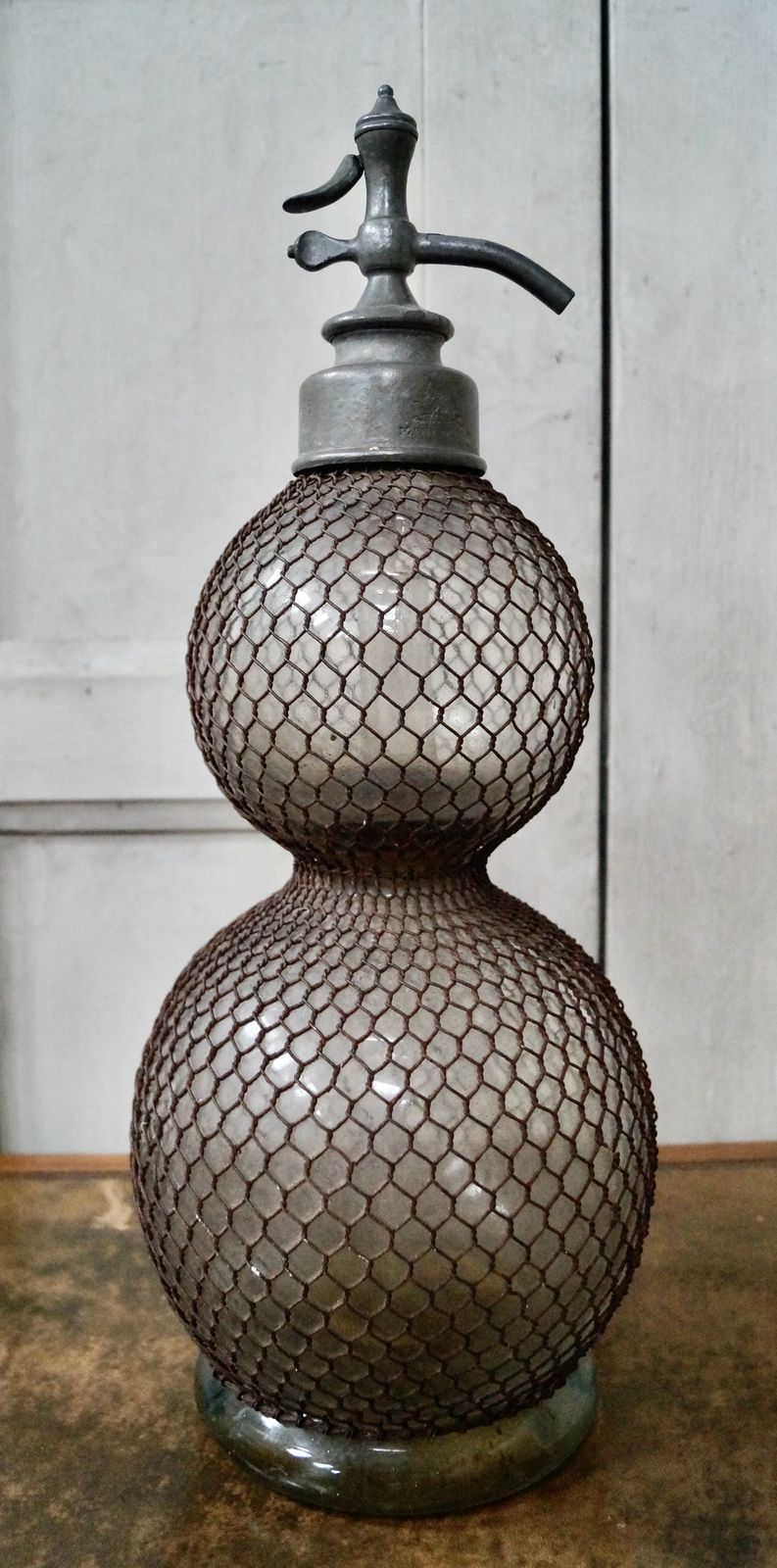 Antique French ‘Double Gourd’ Soda Syphon photo 600.0